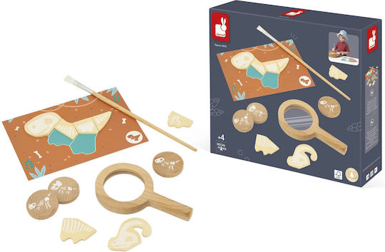 Παιδικό Puzzle Δεινόσαυροι 6pcs Janod