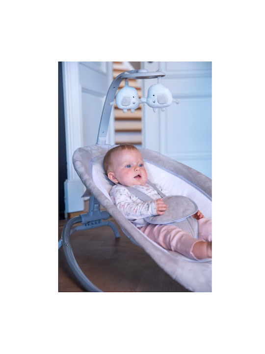 Bo Jungle Electric Baby Relax B-Rocker Moby with Music and Vibration Beige for Child up to 9kg