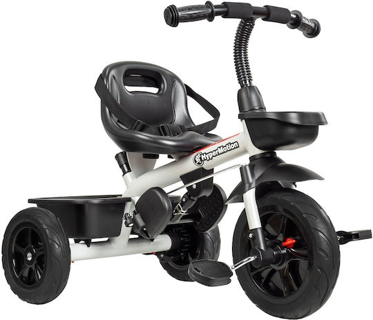 HyperMotion Kids Tricycle Bicycle TOBI Vector with Storage Space & Parental Handle for 12+ Months Gray