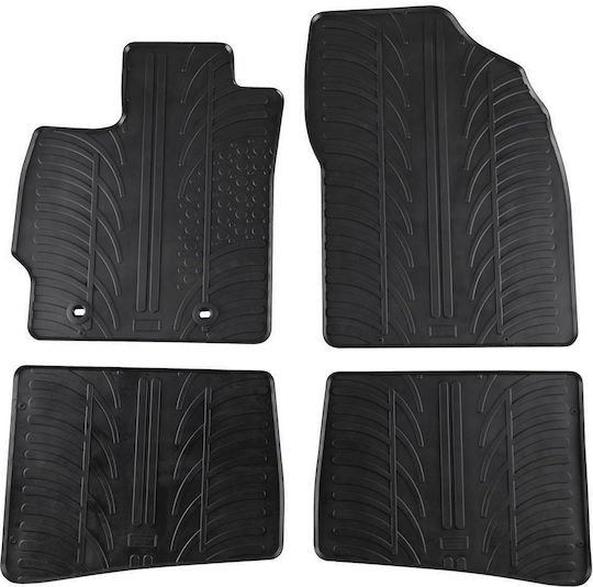 Gledring Set of Front and Rear Mats 4pcs for Toyota Prius 2009-2012 Black
