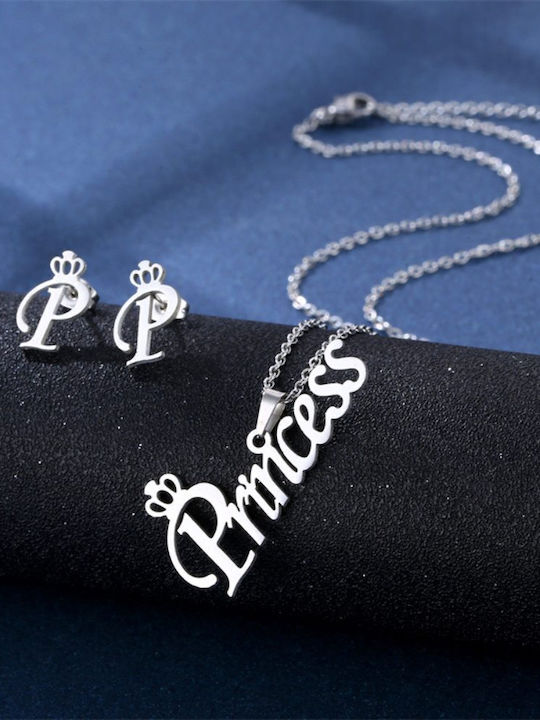 Callajewels Σετ Με Σκουλαρίκια Κολιέ