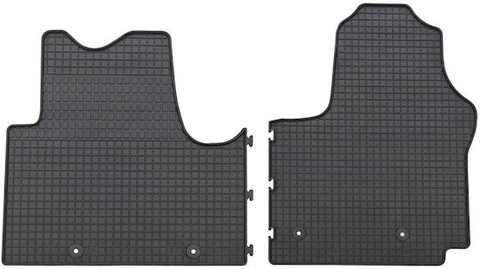 Petex Предни Постелки 2бр от Маркуч за Renault Трафик 2001-2014 Черни