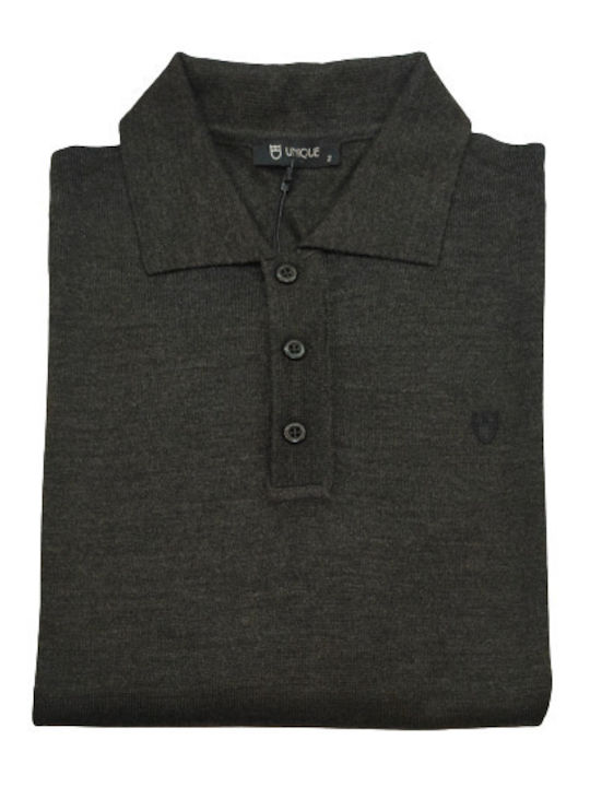 Unique Polo Pullover Gray