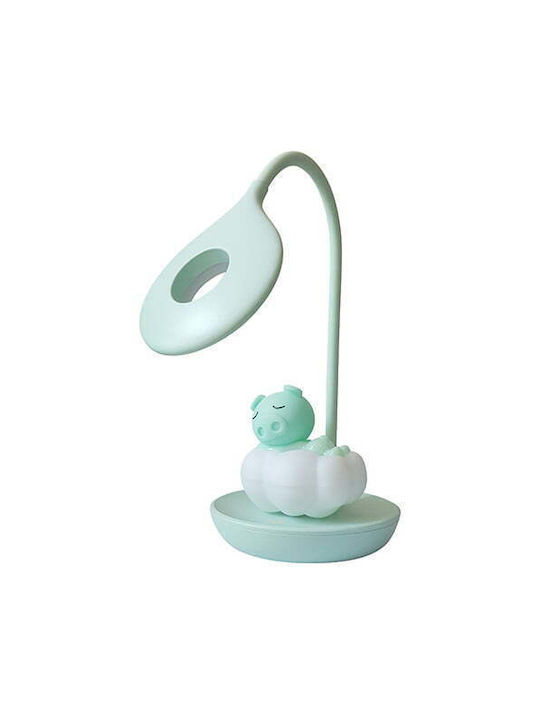 Bright Sun Lumini LED Lampă de birou pentru copii Bright Sun Honey Piggy Verde
