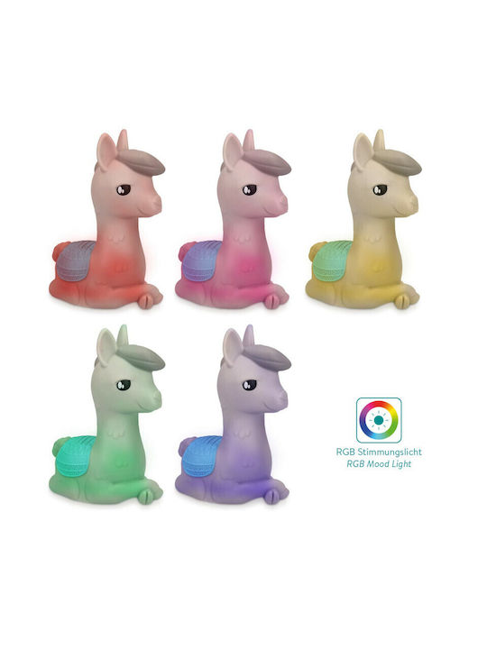 Navaris LED Kinder Dekorative Lampe Night Light Alpaca Design