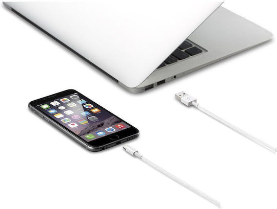Spigen USB-A to Lightning Cable Λευκό 1m (SGP11575)