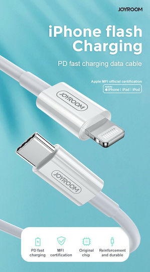 Joyroom Ben Series PD USB-C to Lightning Cable White 1.2m (S-M420)