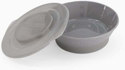 Twistshake Baby Food Bowl Bowl made of Plastic Gray