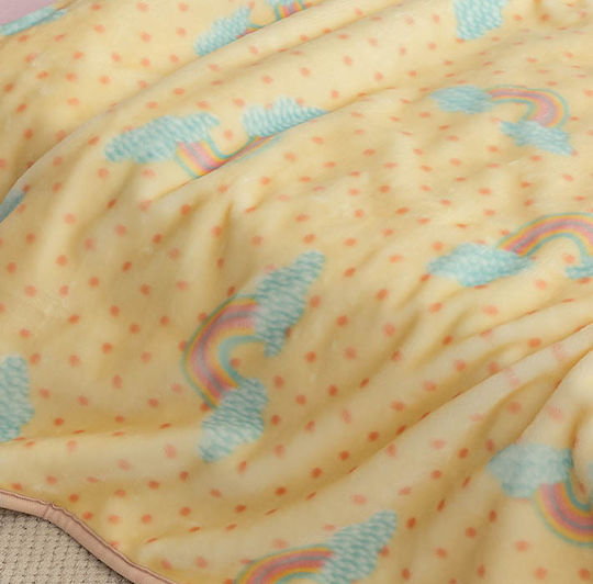 Palamaiki Blanket Velvet Cloudy Cloudy 160x220cm
