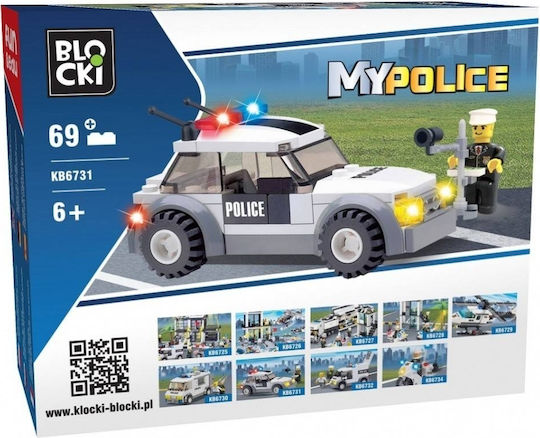 Blocki Building Blocks MyPolice Police Control for 6+ Years 69 Pieces