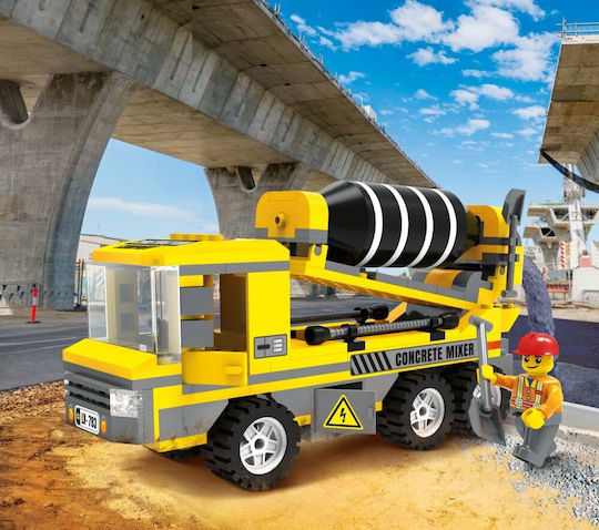 Blocki Concrete Mixer Building Blocks for 6+ Years 217 Pieces