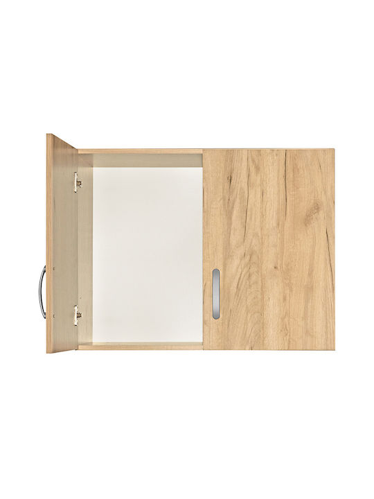 Pakketo Zelia Rectangular Loft Closet made of Particleboard Natural 79x42cm 249-000038 1pcs