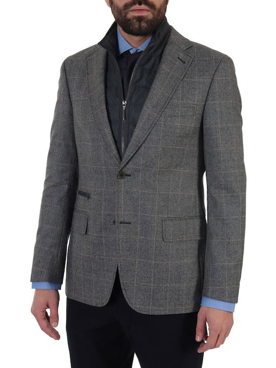 Tom Frank Men's Winter Suit Jacket Gray