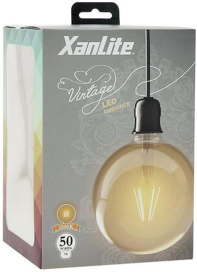 Xanlite LED Bulb 7W For E27 Socket And G125 Shape Warm White 638lm