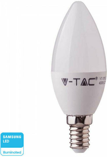 V-TAC VT-255 LED Bulb 4.5W 100mm for Socket E14 Natural White 470lm
