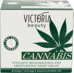 Victoria Beauty Cannabis Ενυδατική & Αναπλαστική Κρέμα Προσώπου Νυκτός με Ρετινόλη & Κάνναβη 50ml