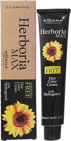 Kyana Herboria Max Ammonia Free Βαφή Μαλλιών Χωρίς Αμμωνία 4/5 Καστανό Μαονί 100ml