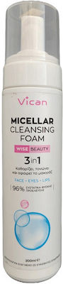 Vican Micellar Water Καθαρισμού Wise Beauty 200ml