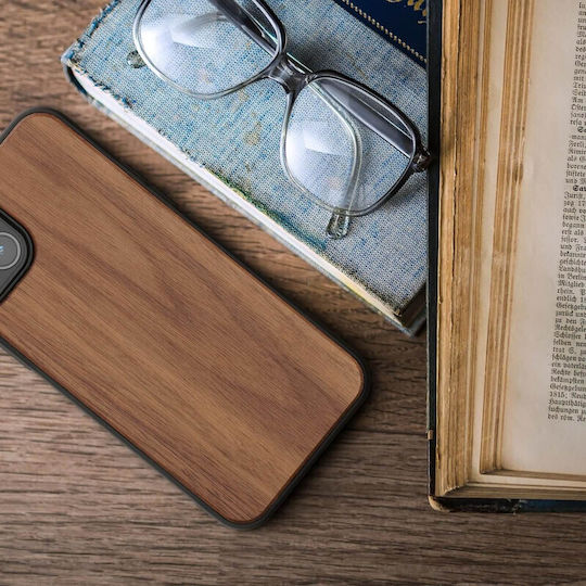 KWmobile Natural Back Cover Wooden Brown (iPhone 15 Plus)