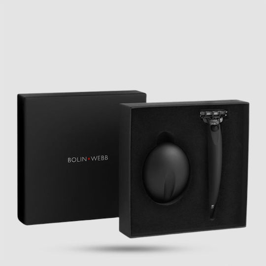 Bolin Webb R1 Stand Ξυραφάκι με Ανταλλακτική Κεφαλή 3 Λεπίδων για Ευαίσθητες Επιδερμίδες