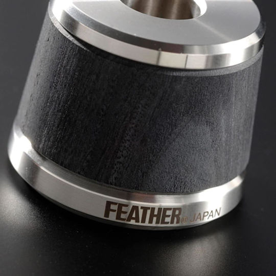 Feather Aparat de ras tip închis cu mâner din lemn bază Razor de siguranță Tip închis pentru piele sensibilă