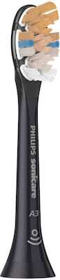 Philips Sonicare Premium All-in-One Black Ανταλλακτικές Κεφαλές για Ηλεκτρική Οδοντόβουρτσα HX9092/11 2τμχ