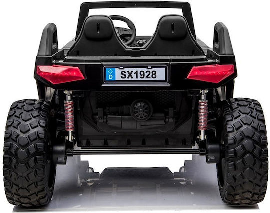 ATV Storm Doppelsitzer mit Fernbedienung 24 Volt Schwarzes Kinderfahrzeug für 3+ Jahre