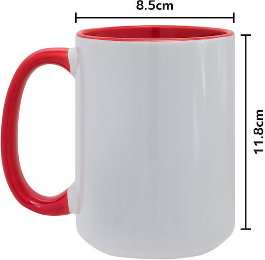 Koupakoupa Mega Mug Ceramic Red 450ml