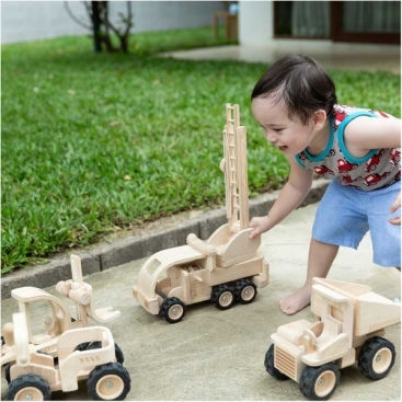 Plan Toys Αυτοκινητάκι Πυροσβεστικό Πυροσβεστικό για 3+ Ετών