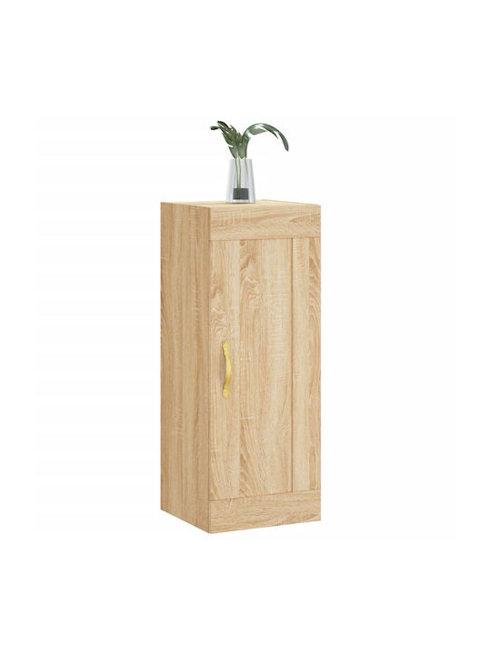 Wall Living Room Cabinet made of Particle Board Sonoma Oak 34.5x34x90cm
