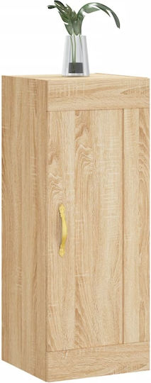 Hängeschrank für Wohnzimmer aus Spanplatte Sonoma-Eiche 34,5x34x90 cm