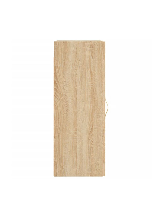 Wall Living Room Cabinet made of Particle Board Sonoma Oak 34.5x34x90cm