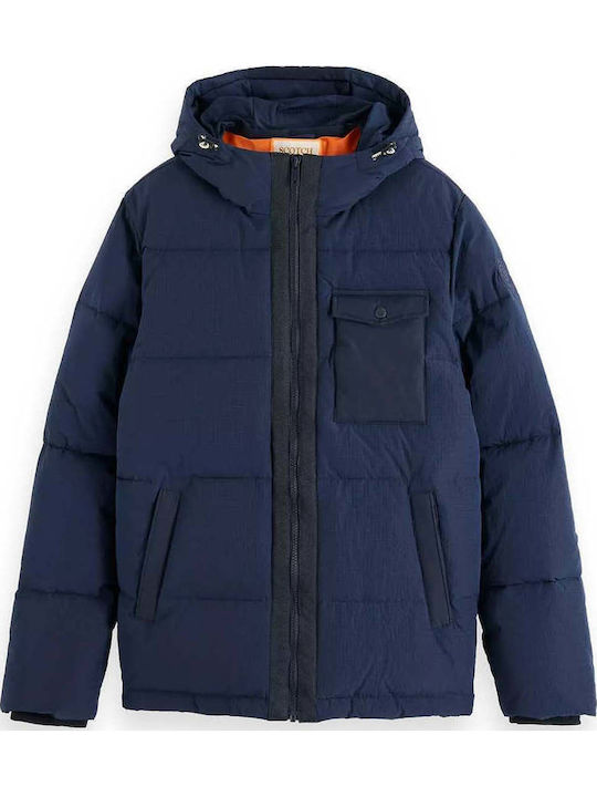 Scotch & Soda Μπουφάν Navy Μπλε