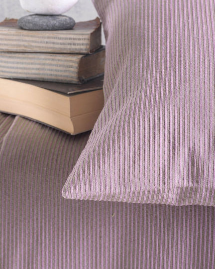 Rythmos Hatton Armchair Throw Two Sides Jacquard 160x180cm Purple