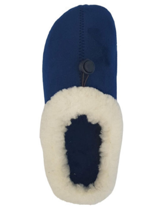 Anatomische Damen Hausschuhe Blau