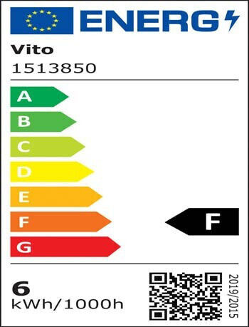 Vito LED Bulb 6W for Socket GU10 and Shape PAR16 Warm White 414lm Dimmable