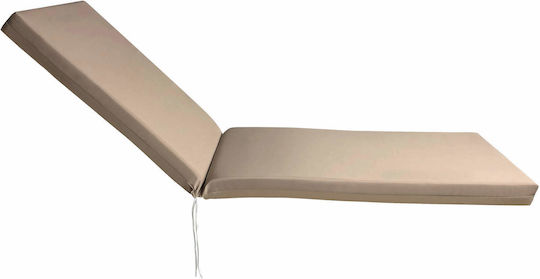 Sunbed Cushion Beige 195x60cm