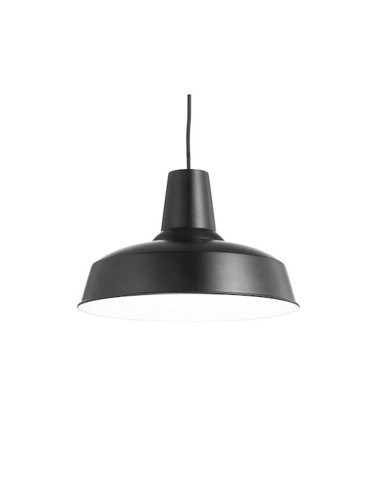 Ideal Lux Moby SP1 Pendant Light Single-Light Black