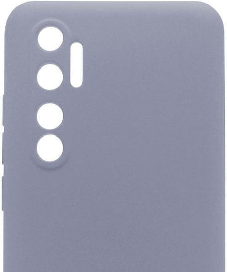 iNOS Liquid Umschlag Rückseite Silikon Gray (Xiaomi Mi Note 10 Lite)