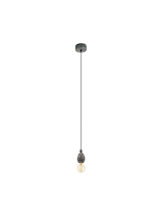 Eglo Avoltri Pendant Light Suspension for Socket E27 Black