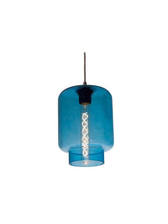 Luma Pendant Light Single-Light for Socket E27 Blue