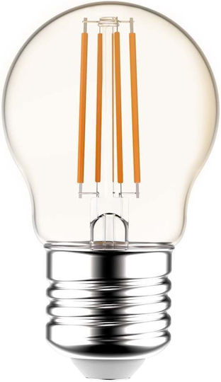 123led Λάμπα LED 4.5W για Ντουί E27 και Σχήμα P45 Θερμό Λευκό 470lm
