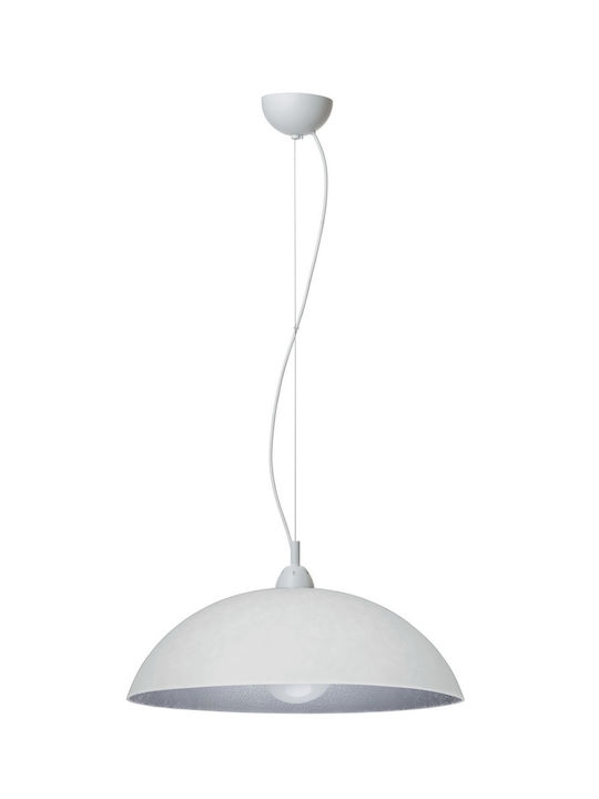 ArkoLight Pendant Light White Bell with Socket E27 40x41cm