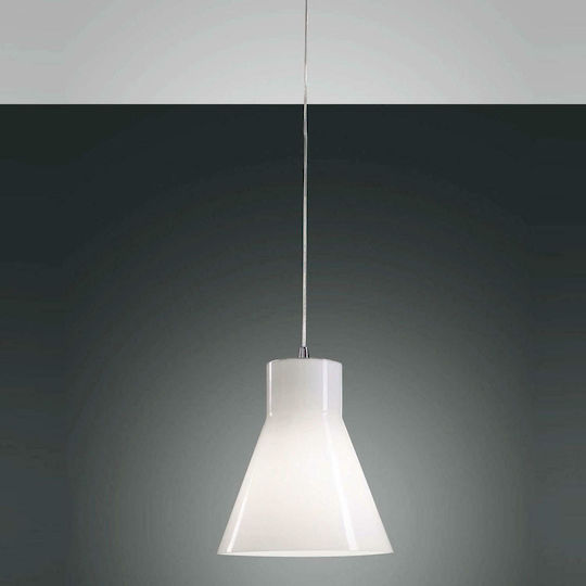 Fabas Luce Diana Κρεμαστό Φωτιστικό Λευκό με Ντουί E27