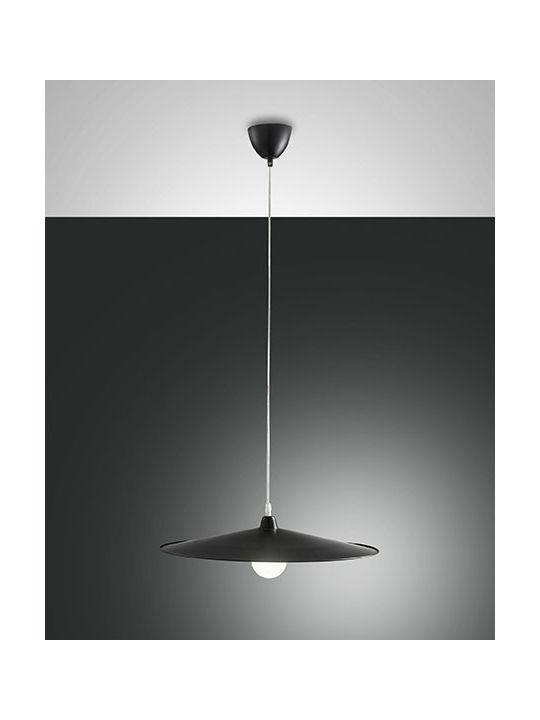 Fabas Luce Kasa Pendant Light Single-Light for Socket E27 Black