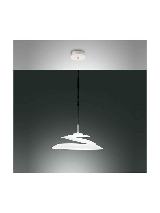Fabas Luce Aragon Hängelampe Weiß 53x200cm.