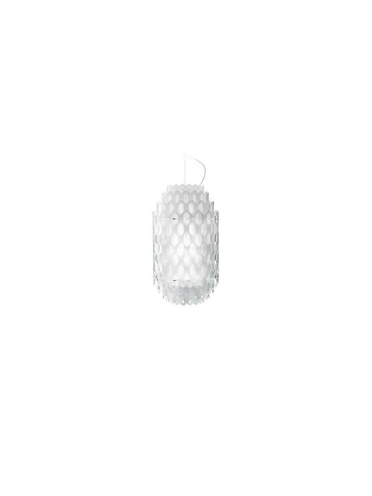 Slamp Chantal Suspension M Hängelampe LED Federung für Fassung E27 Weiß CHNSM00WHT01T00E27EU