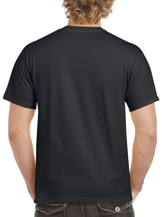 Gildan Werbe-T-Shirt in Schwarz Farbe