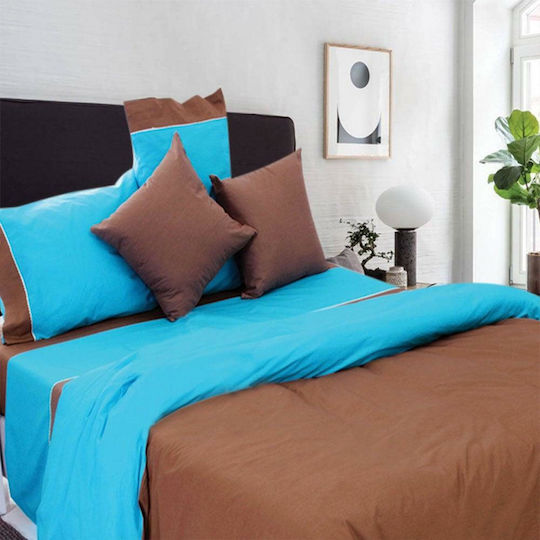 SB Home Simi Set for Single Bed 3 Pieces 170x260cm Turquoise