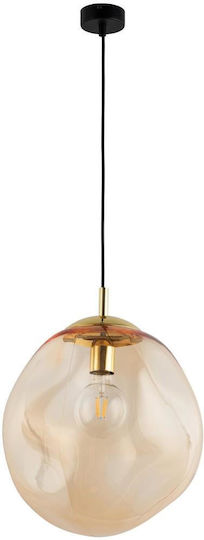 TK Lighting Sol Κρεμαστό Φωτιστικό Διάφανο 35x175εκ.